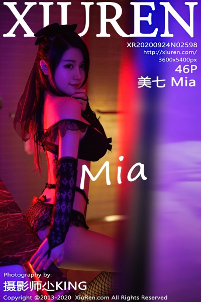 [XIUREN秀人网] No.2598 美七Mia 美女写真